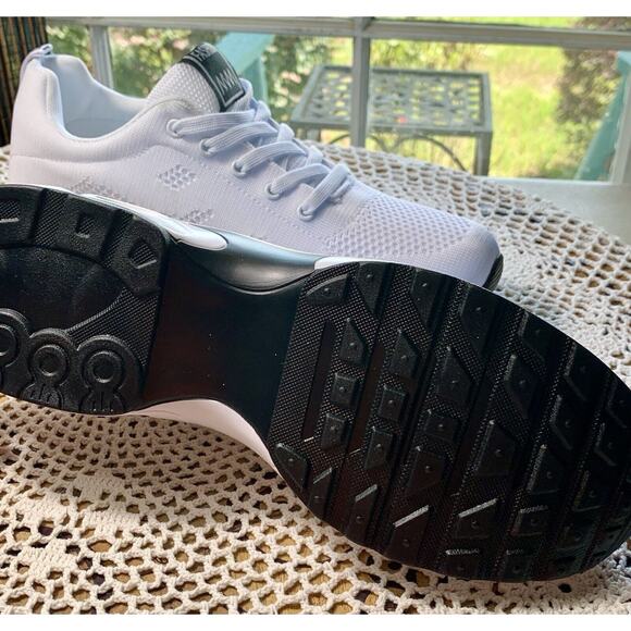 Ladies Nice-Nice Fashion Sneakers White Size 8.5M Mesh Breathable Arch-Soles 641 - Picture 9 of 9